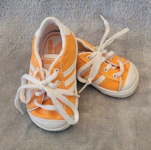 ADIDAS Baby Child Shoes Orange White 3K